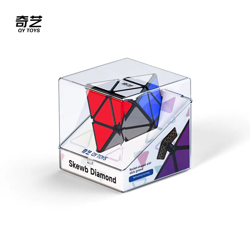 2x2 FTO Magnetic Octahedron Puzzle — Irregular Shape Speed Cube