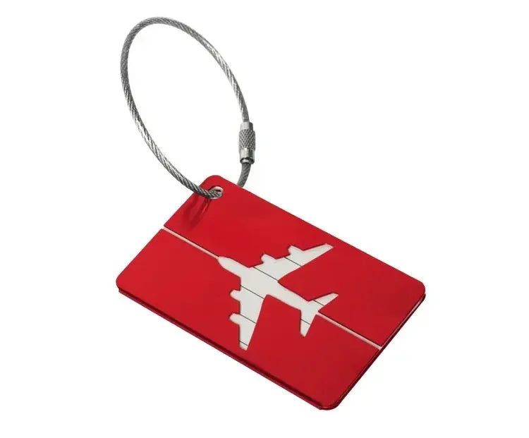 eTya Aluminum Alloy Luggage Tag — Durable Suitcase ID Holder for Travel