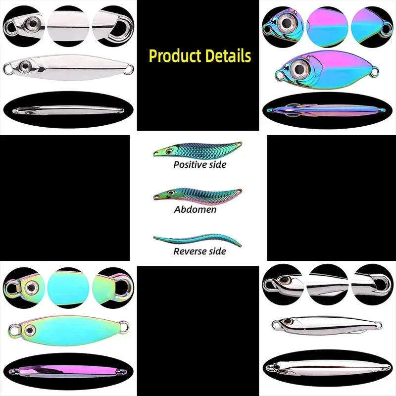 BRAVMACK Metal Fishing Lures — Vibration Sinking Bait