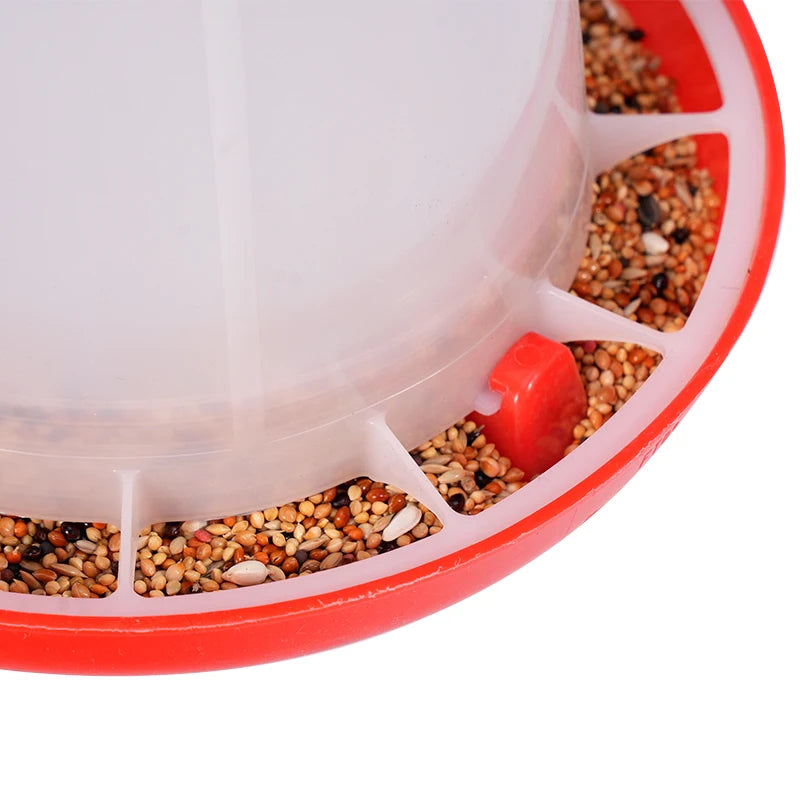JIECARE Automatic Chicken Feeder — 1.5KG Poultry Food Dispenser