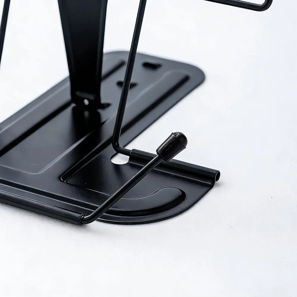 Adjustable Metal Book Stand — Portable Folding Reading Holder for Tablets and Recipes