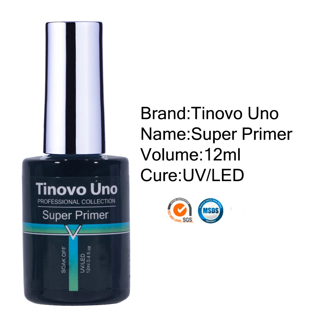 Tinovo Uno Super Nail Primer — Long Lasting Prep Dehydrator for Manicure