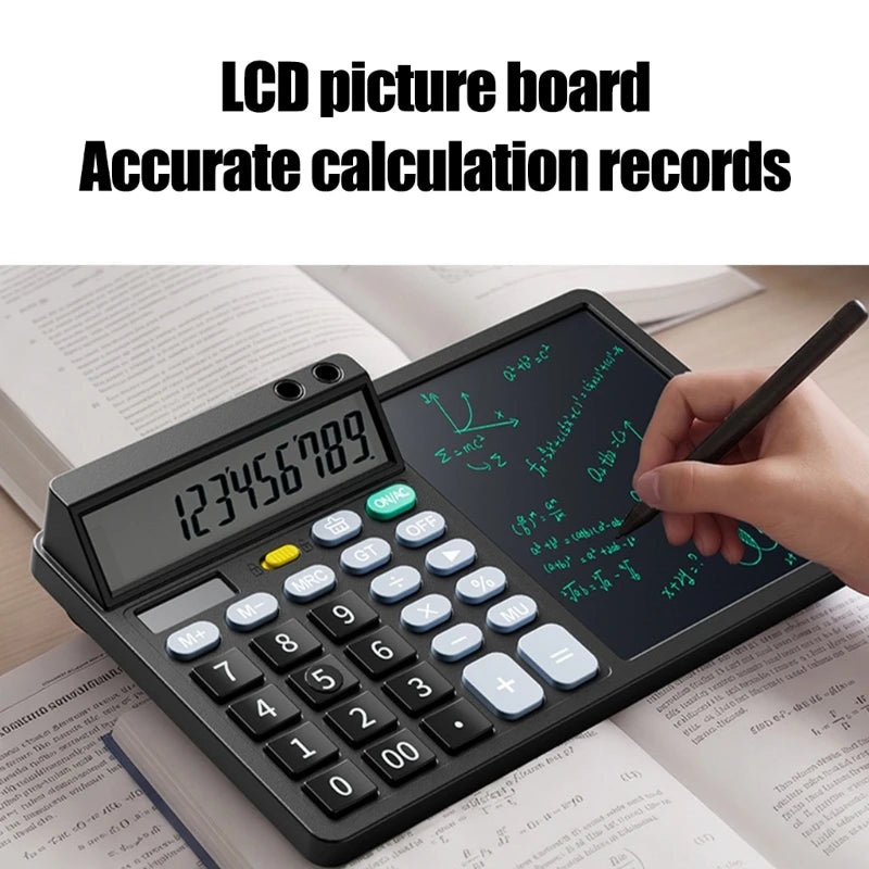 LCD Writing Screen Calculator — Dual Function Desk Tool for Study & Work