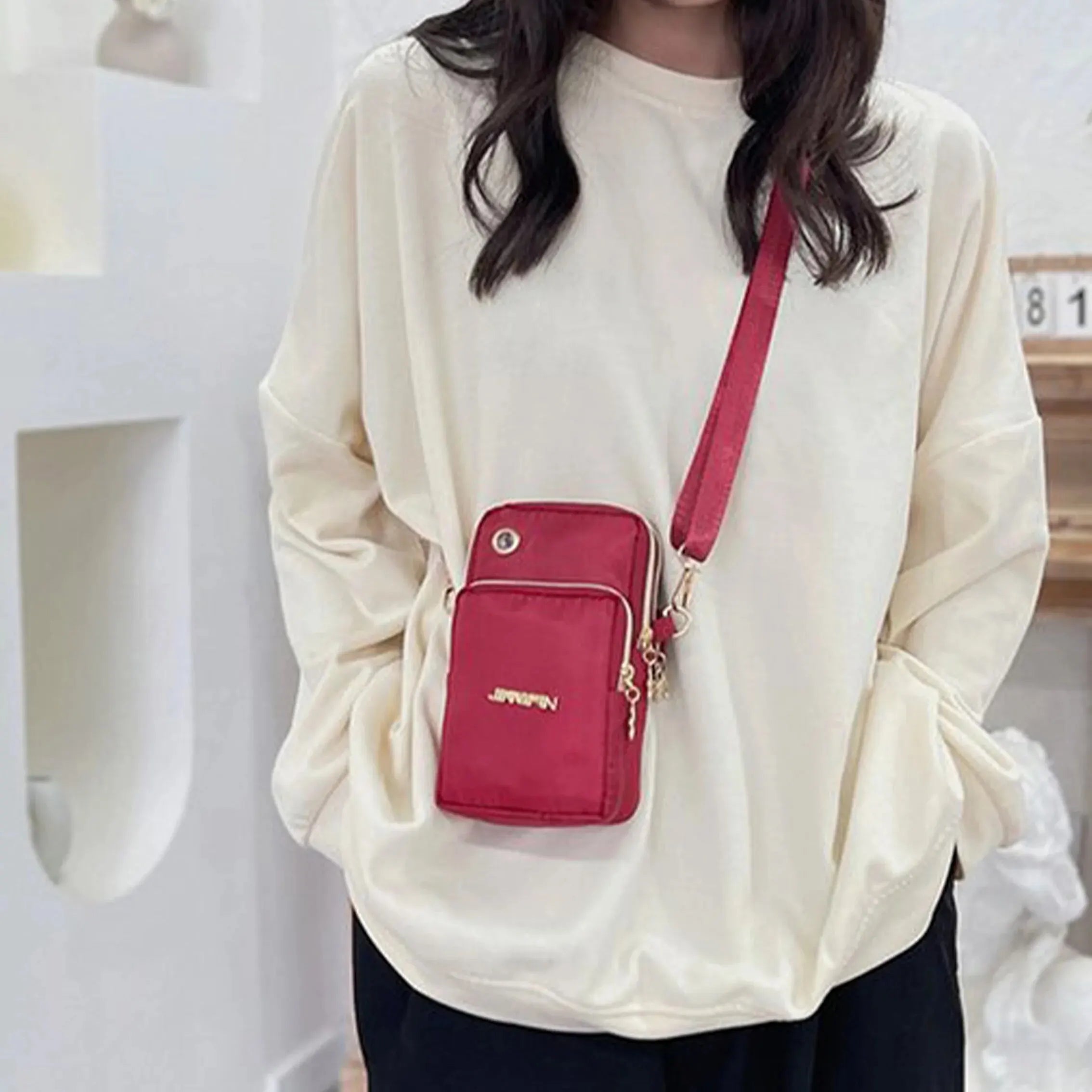 Women's Crossbody Mini Bag — Versatile Phone & Coin Pouch