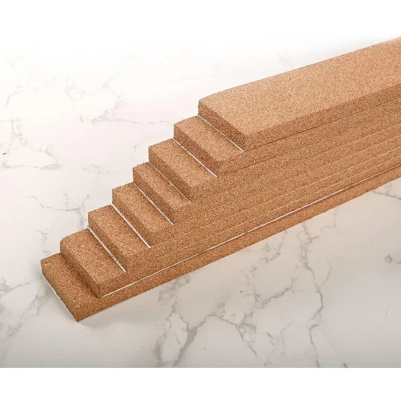 Self-Adhesive Cork Strip Board — Customizable Bulletin Board for Office & Home