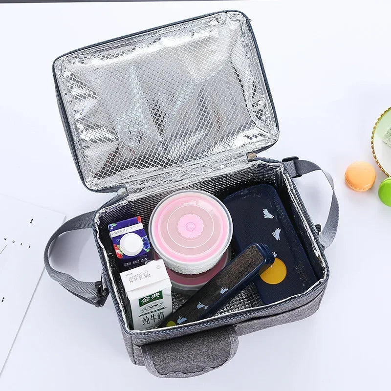 SMHXIANGQIANJIN Insulated Lunch Bag — 8L Thermal Cooler for Food & Drinks
