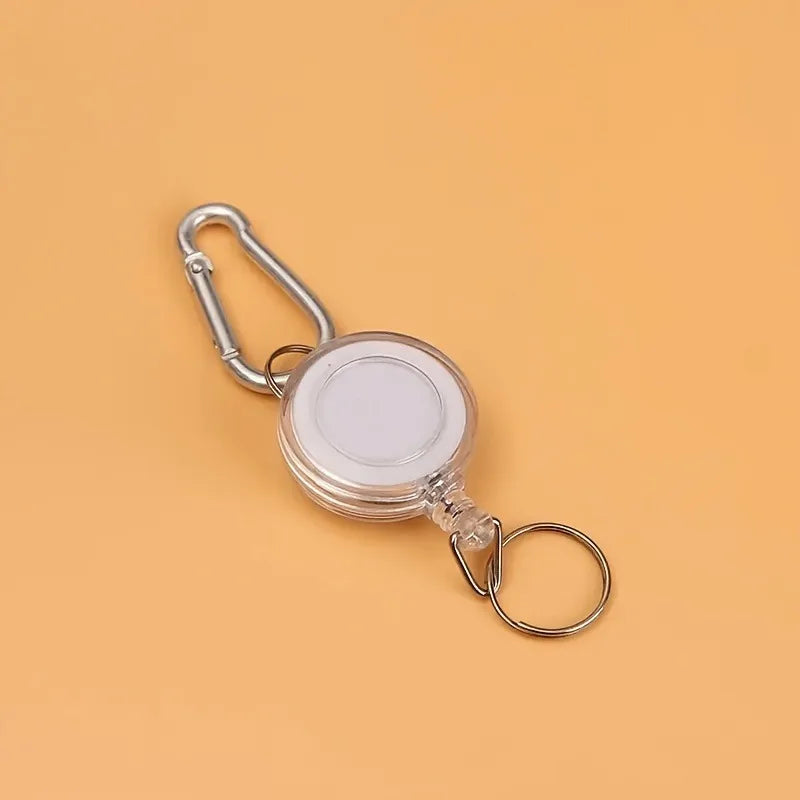 Retractable Badge Holder — Durable Aluminum Alloy Pull Buckle