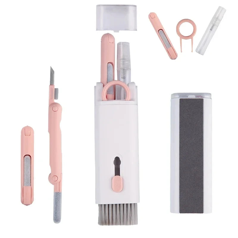 7-in-1 Electronics Cleaning Kit — Multi-Functional Tool Set for Keyboards and Earbuds