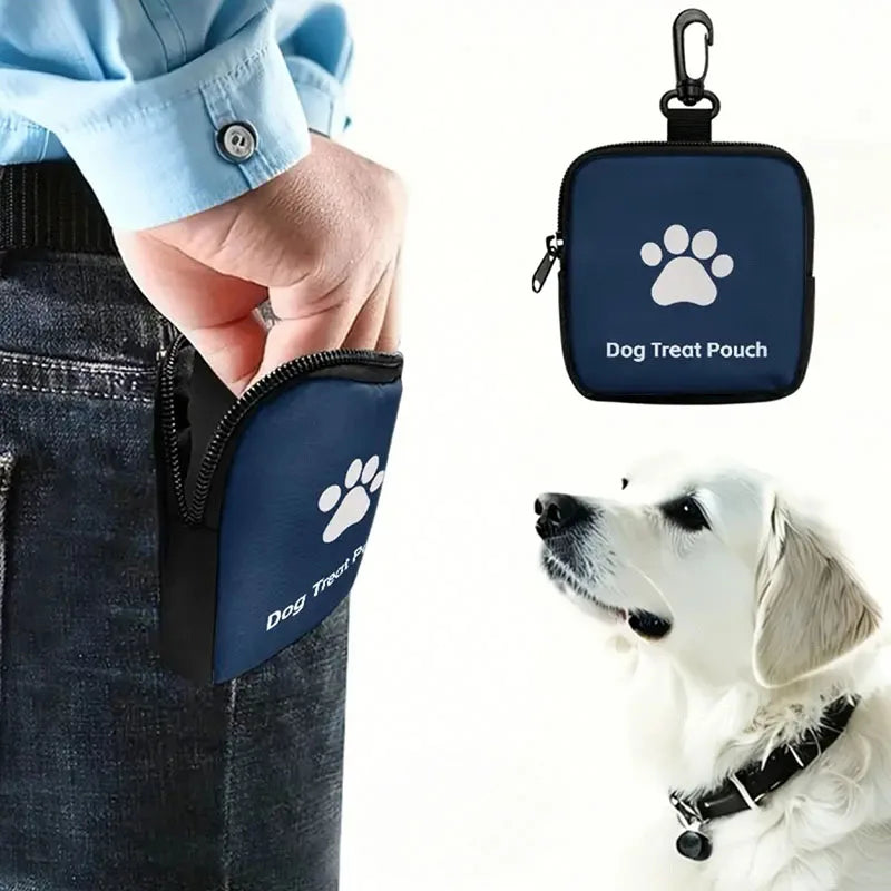 Portable Dog Treat Bag — Lightweight Training Pouch for Outdoor Walks
