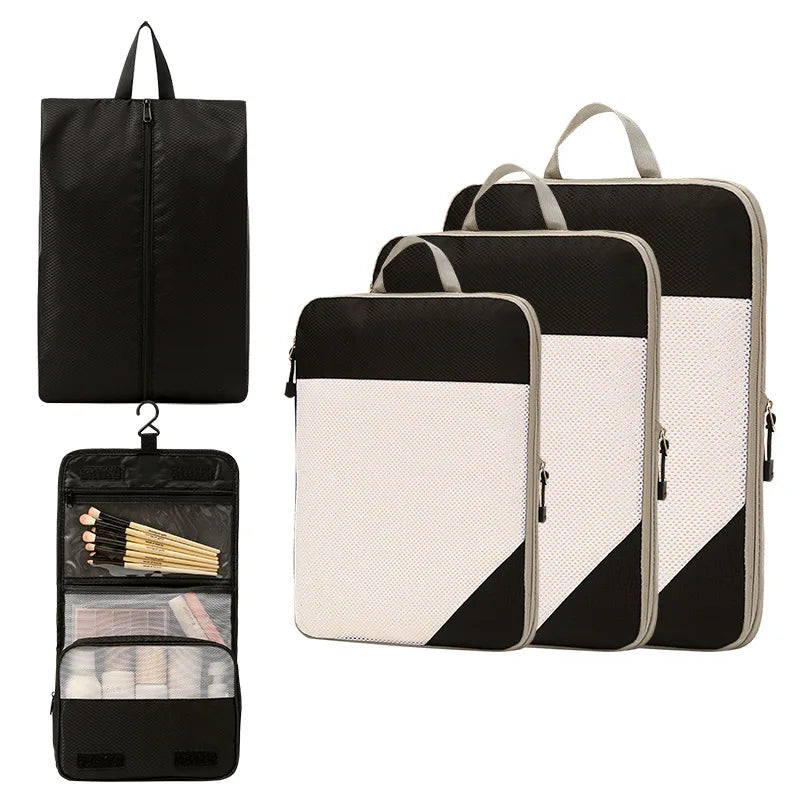 Ufine Travel Packing Cubes — Compression Storage Bags for Organized Luggage