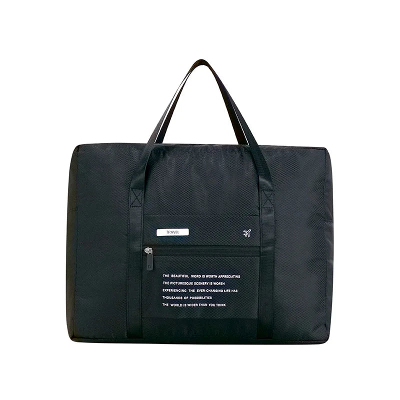 Large Capacity Travel Duffel Bag — Water Resistant Luggage Organizer