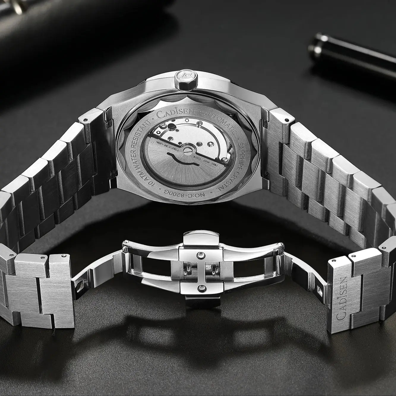 Cadisen Automatic Diver Watch — Retro Luxury Mechanical Timepiece