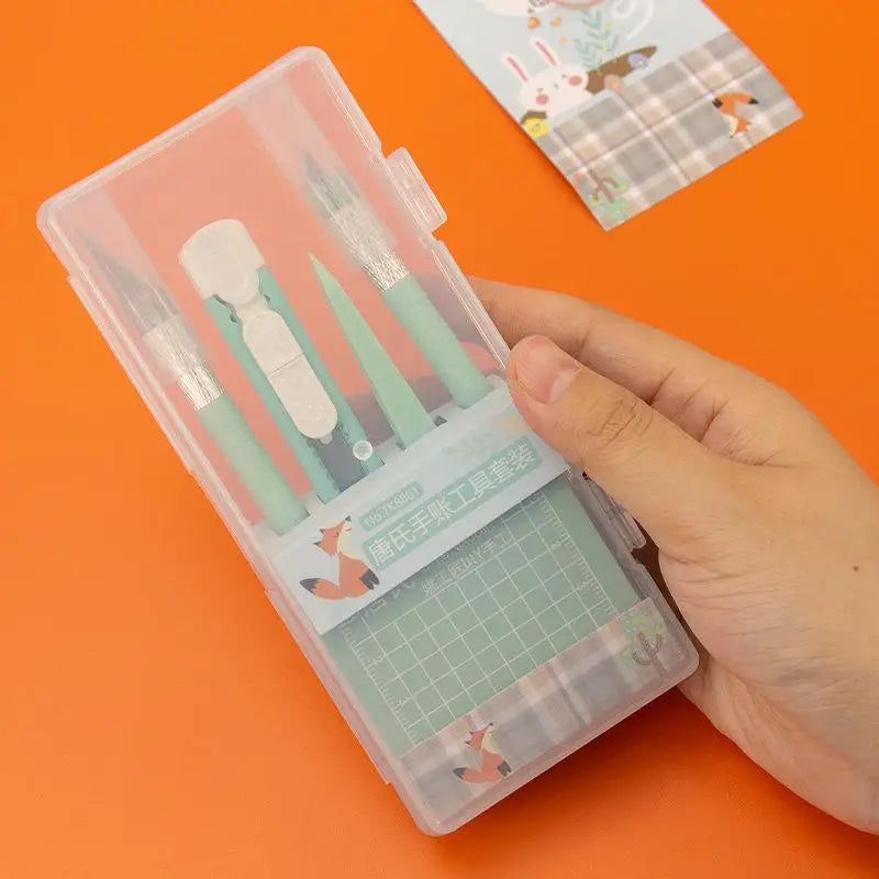 TPXCKz DIY Scrapbooking Tool Kit — Complete Crafting Set with Cutting Mat