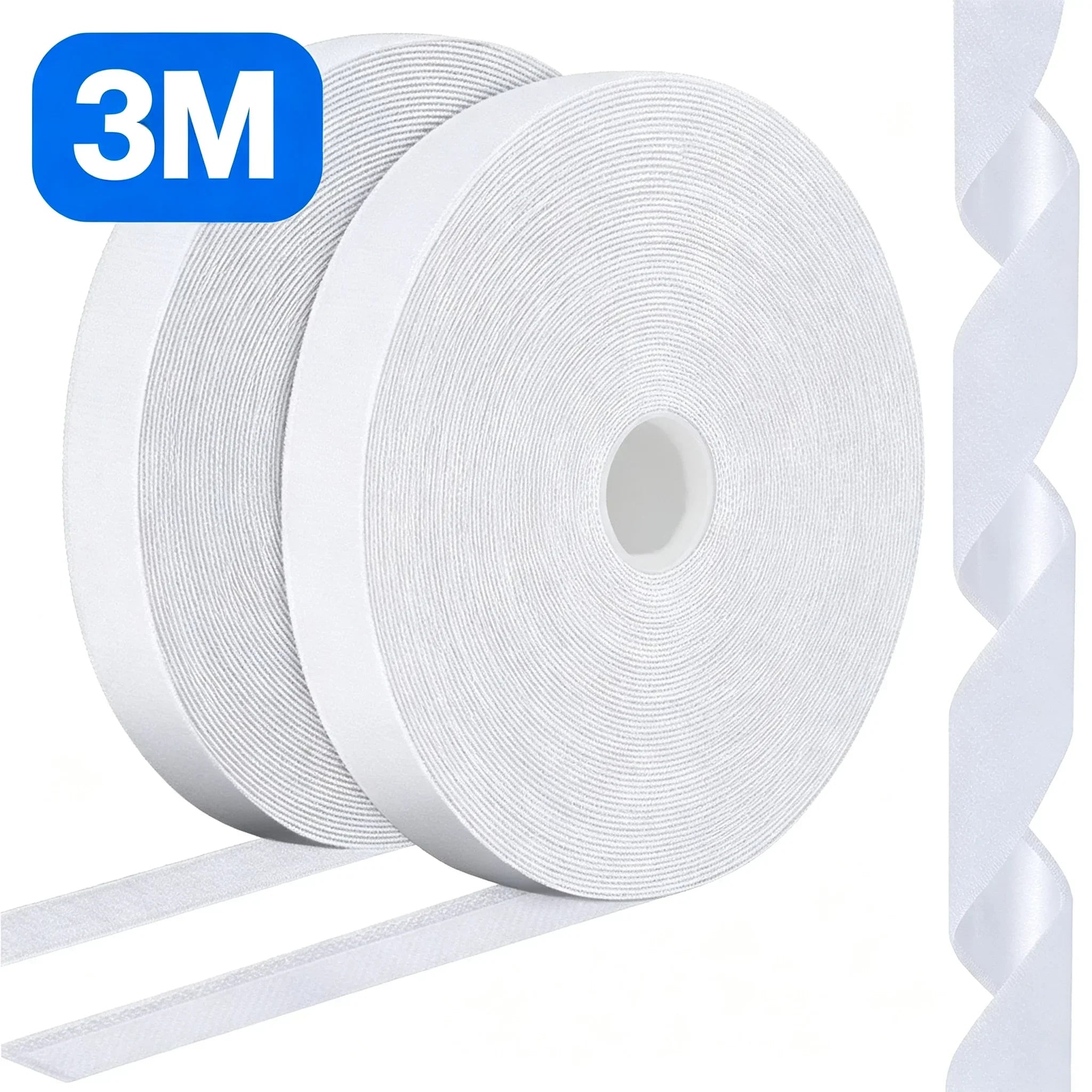 Self-Adhesive Hook and Loop Fastener Roll — Versatile Double-Sided Magic Tape