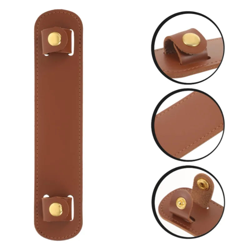 Leather Shoulder Strap Pad — Comfortable Support for Bags and Luggage