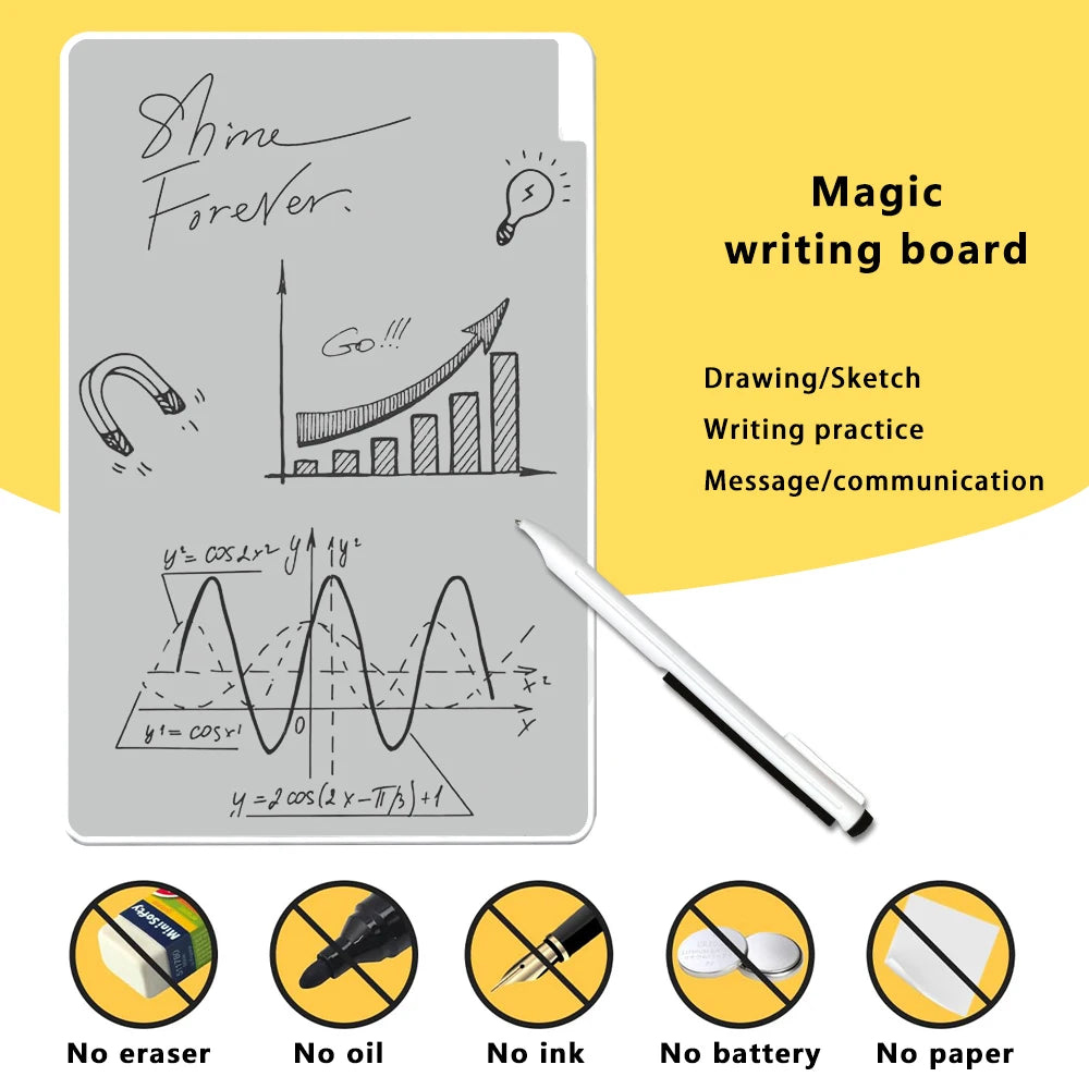RSP Portable Magnetic Whiteboard — Reusable Sketchpad for Office and Students