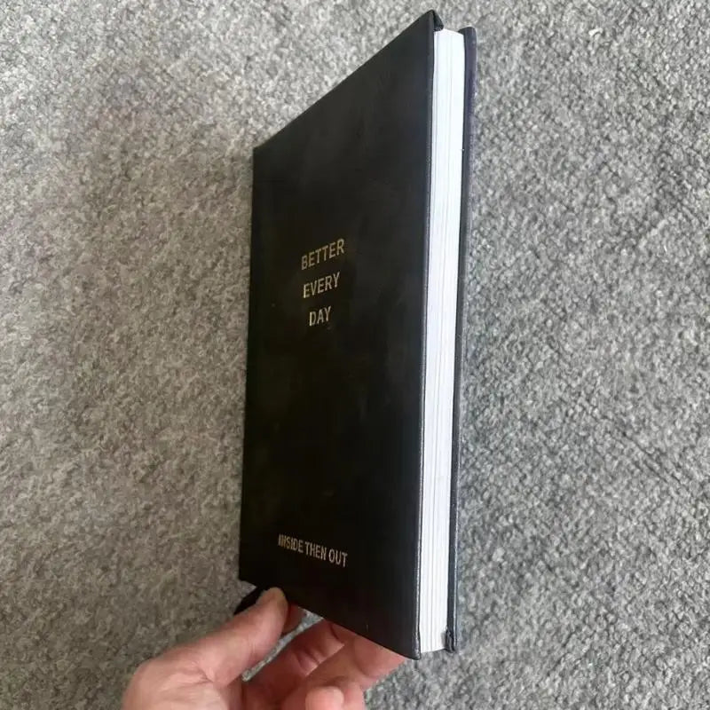 Daily Journaling Notebook — 383 Pages of Ink-Resistant Paper, Portable Size