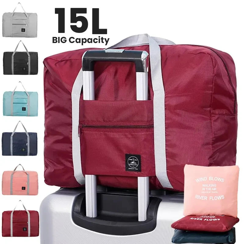 Foldable Travel Duffel Bag — Lightweight Carry On for Weekend Trips