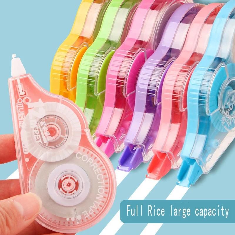 Correction Tape 6-Pack Set — Large Capacity White Error Correction
