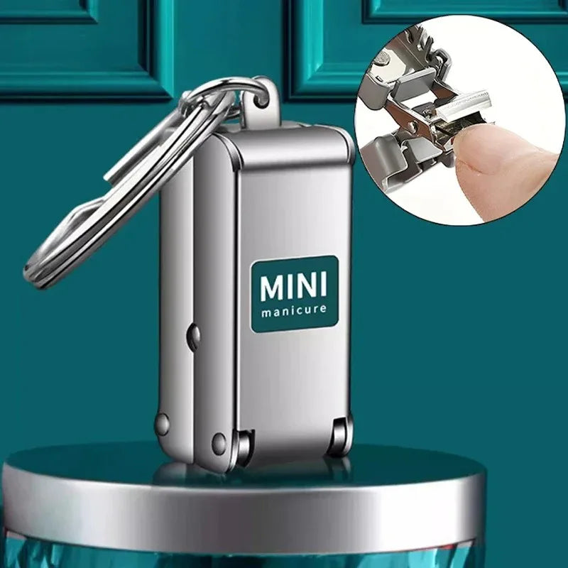 Ouriner Stainless Steel Nail Clipper — Compact Manicure Tool with Storage