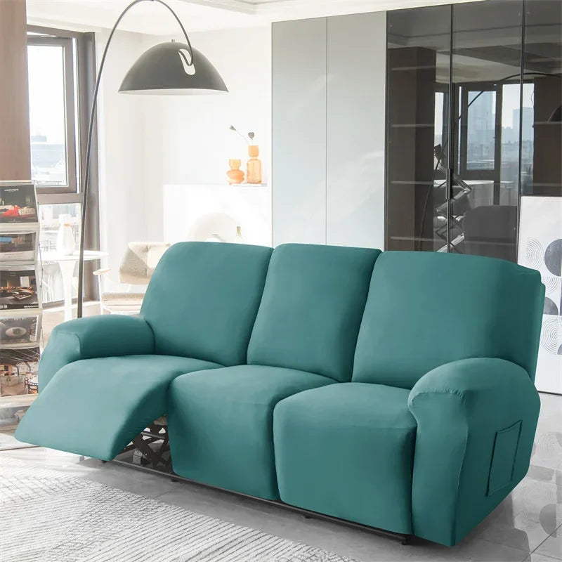 Yupartex Recliner Sofa Cover — Soft Polyester Slipcover for 1, 2, or 3 Seaters