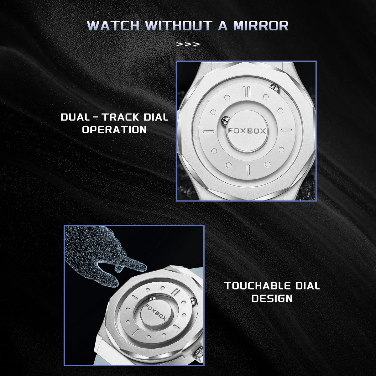 LIGE Creative Magnetic Men's Watch — Unique Quartz Wristwatch with Interchangeable Straps