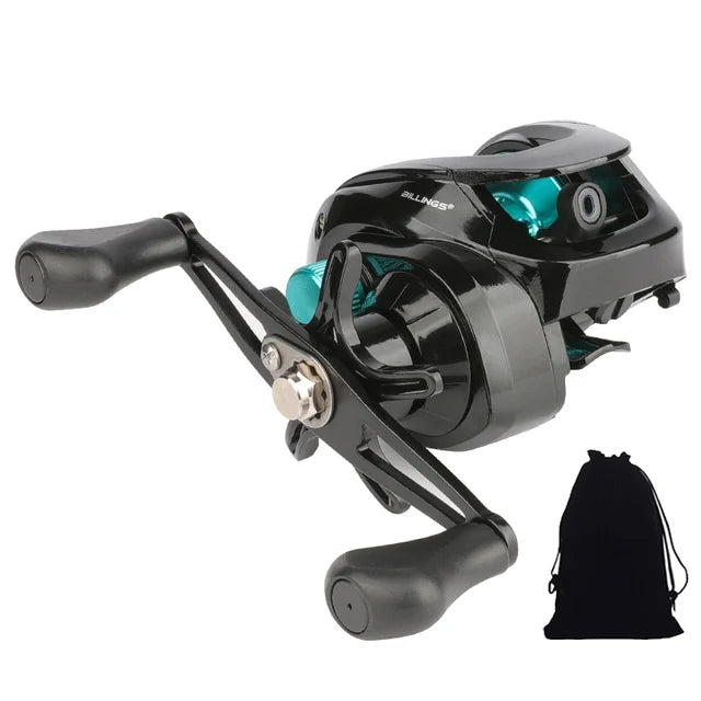 GLS Baitcasting Fishing Reel — 6.3:1 Gear Ratio with 8KG Max Drag
