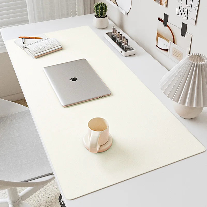 Leather Desk Mat — Large Protective Surface for Keyboard and Mouse