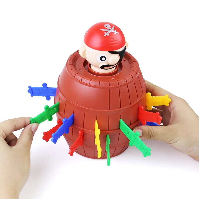 Mitty Jumping Pirate Bucket Game — Interactive Prank Toy for Family Fun