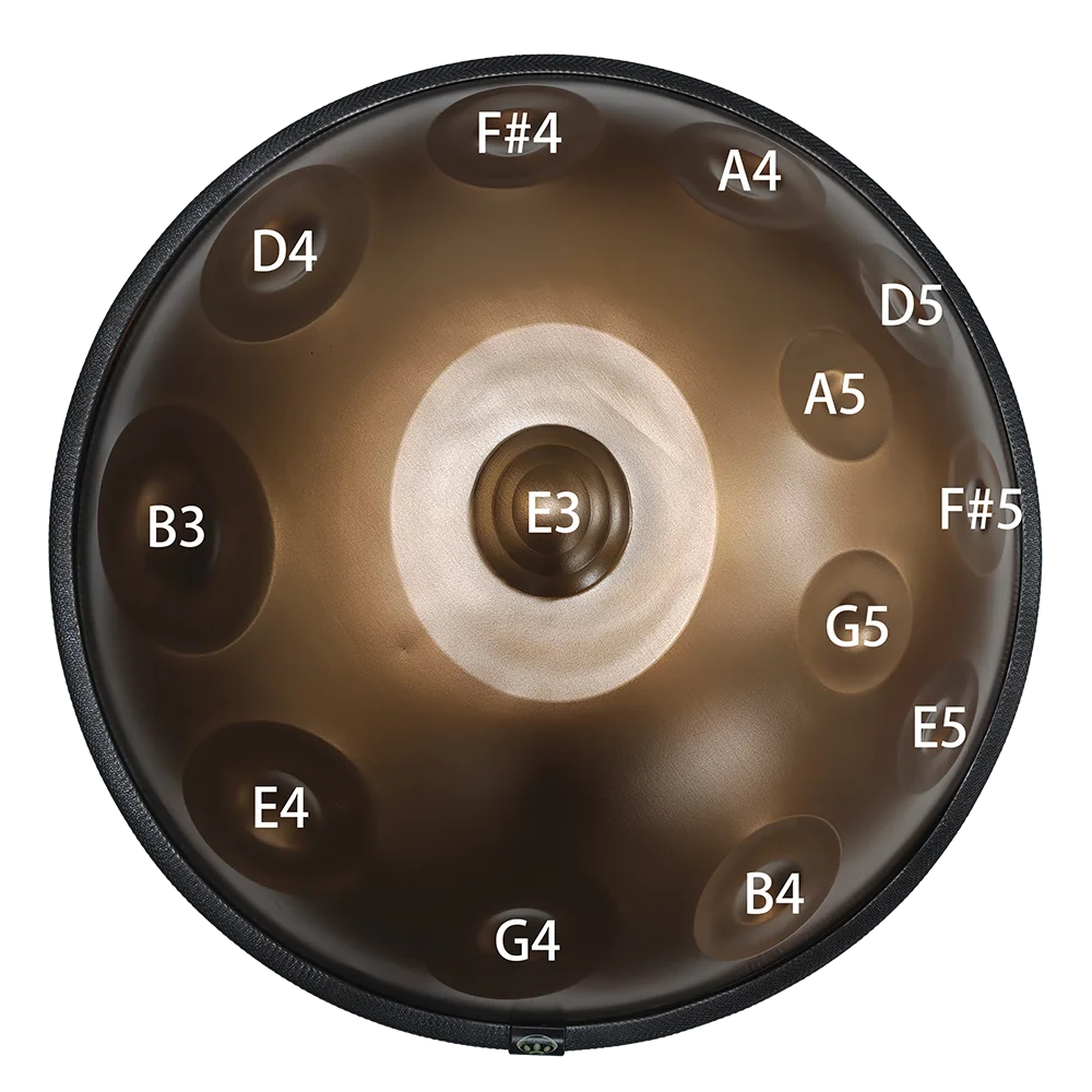 Astra Sound E Amara Handpan Drum — 20 Tone Stainless Steel Percussion