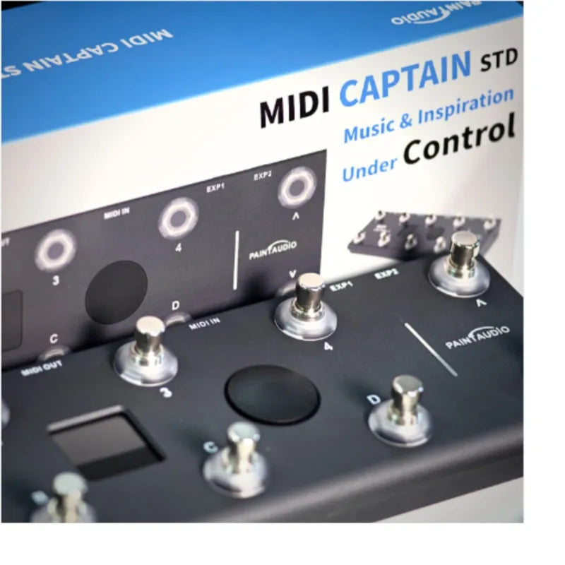 USB-MIDI Foot Controller — Multi-Effects Pedal for Keyboards & Synthesizers