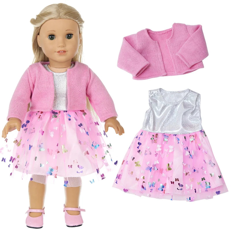 Miao Mama ai wawa Winter Doll Coat — Warm Outfit for 18 Inch Dolls