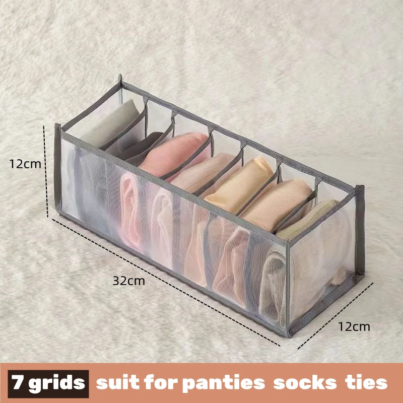 PGY Drawer Organizer Dividers — Multi-Grid Storage for Underwear and Socks