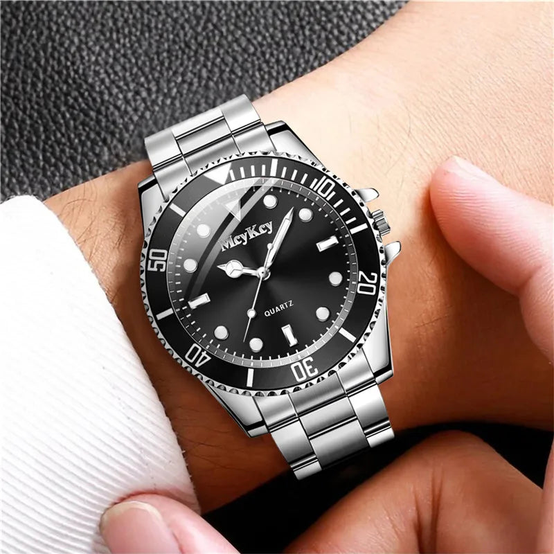 Surprise Mystery Quartz Watch — Fashionable Men's Business & Casual Wristwatch