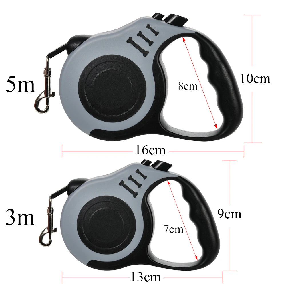 Holapet Retractable Dog Leash — Durable Nylon Pet Lead for Small to Large Dogs