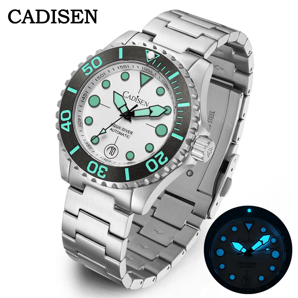 Cadisen Aqua Diver Automatic Watch — Luxury Mechanical Men's Timepiece