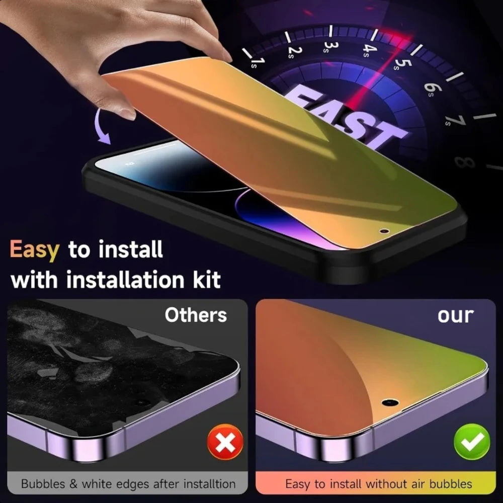 NNBILI Anti-Blue Light Screen Protectors — Privacy & Glare Protection