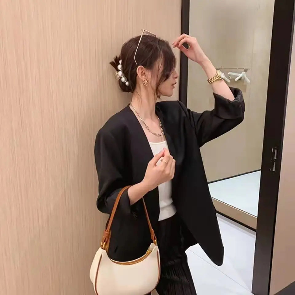 Women's PU Leather Clutch Handbag — Chic Underarm Shoulder Bag