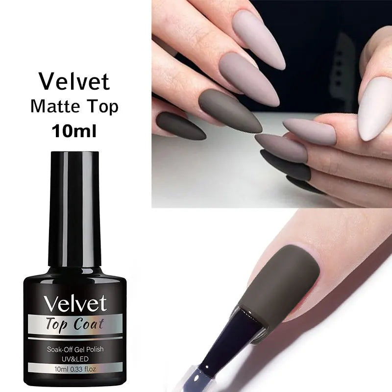 Arte Clavo Matte Top Coat Gel Polish — Long Lasting Non-Wipe Sealer