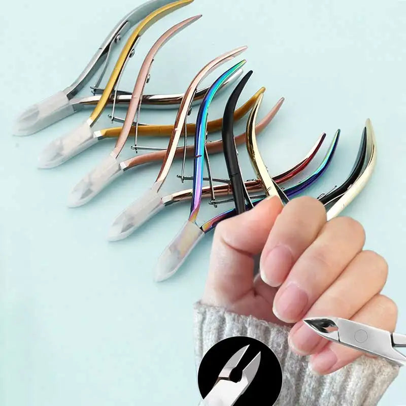 Stainless Steel Cuticle Nipper — Professional Dead Skin Remover & Trimmer