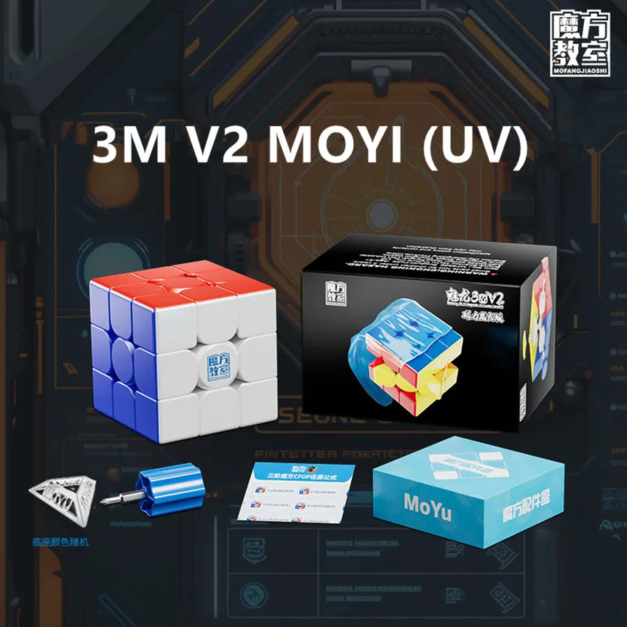 Magnetic 3x3 Speed Cube — Professional Puzzle Toy for Kids and Adults