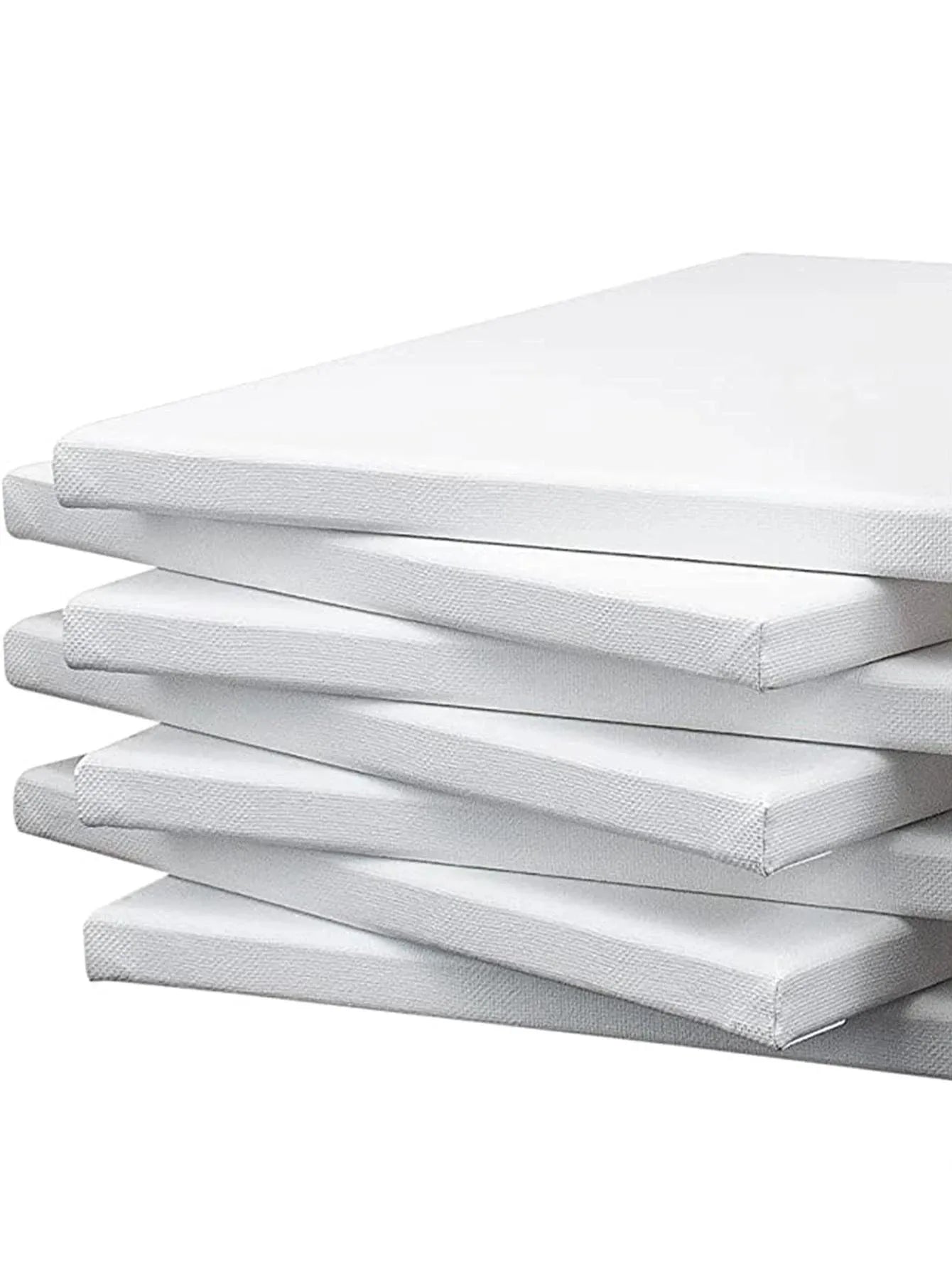 ZHONGBO Stretched Canvas Set — 4-Piece Pre-Primed Cotton Painting Surface
