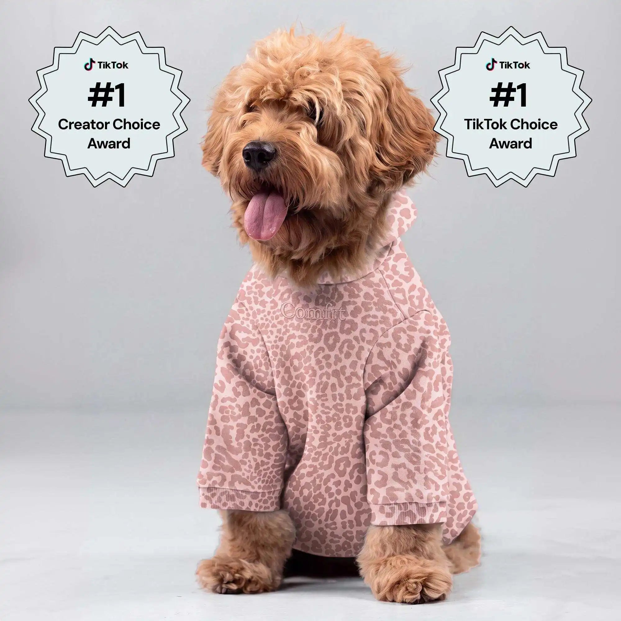 Warm Pet Hoodie — Soft Cotton Blend Sweatshirt with Leash Opening