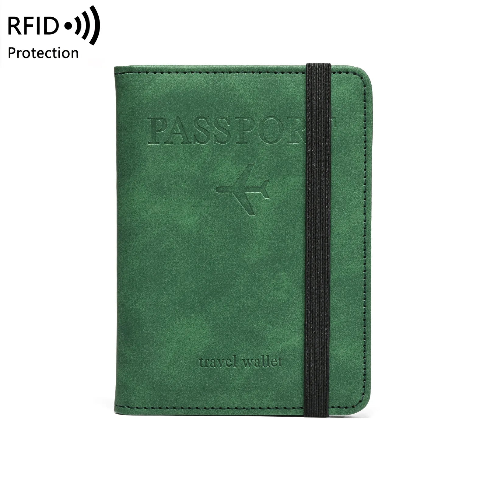 PU Leather Passport Cover — Multifunctional Travel Document Organizer