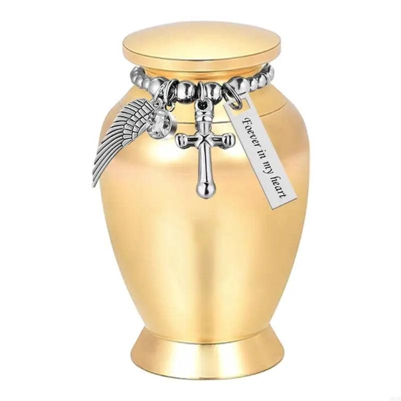 Elegant Pet Memorial Urn — Small Keepsake Cremation Container