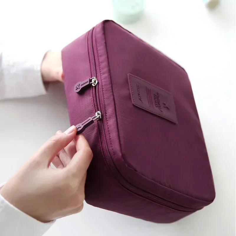 eTya Women's Travel Cosmetic Bag — Large Waterproof Makeup Organizer