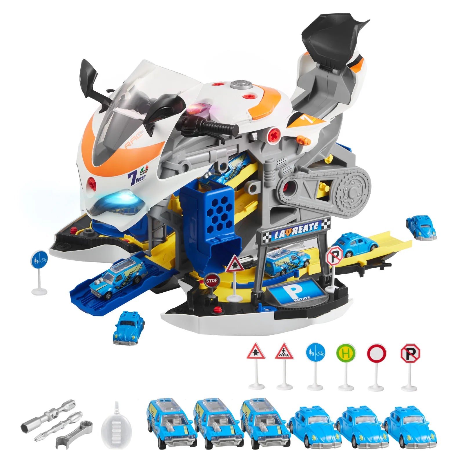 SucceBuy Motorcycle Engine Mechanic Set — 25-Piece STEM Repair Toy