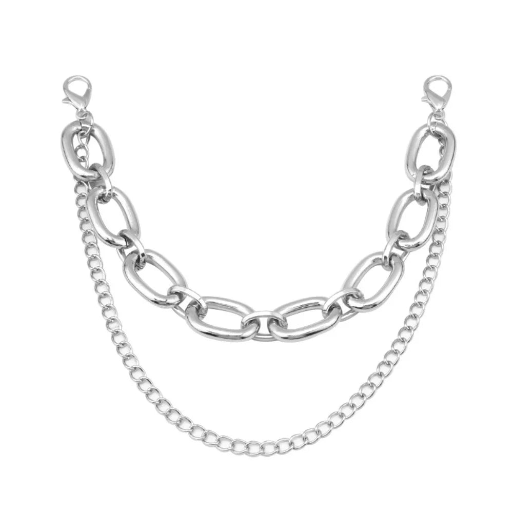 Metal Bag Chain Replacement — Versatile Shoulder Strap & Clothing Accessory