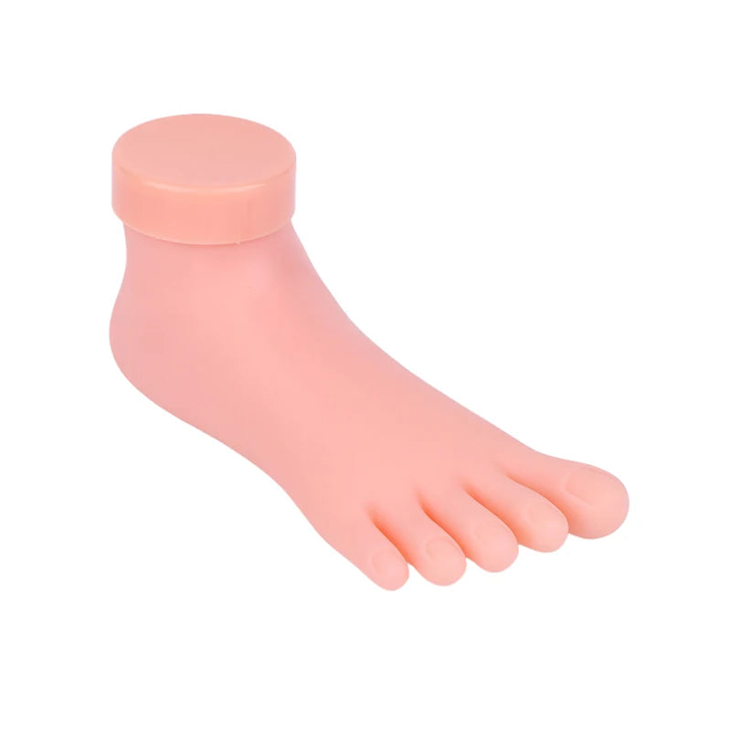 Silicone Nail Art Practice Hand — Realistic Manicure Training Tool