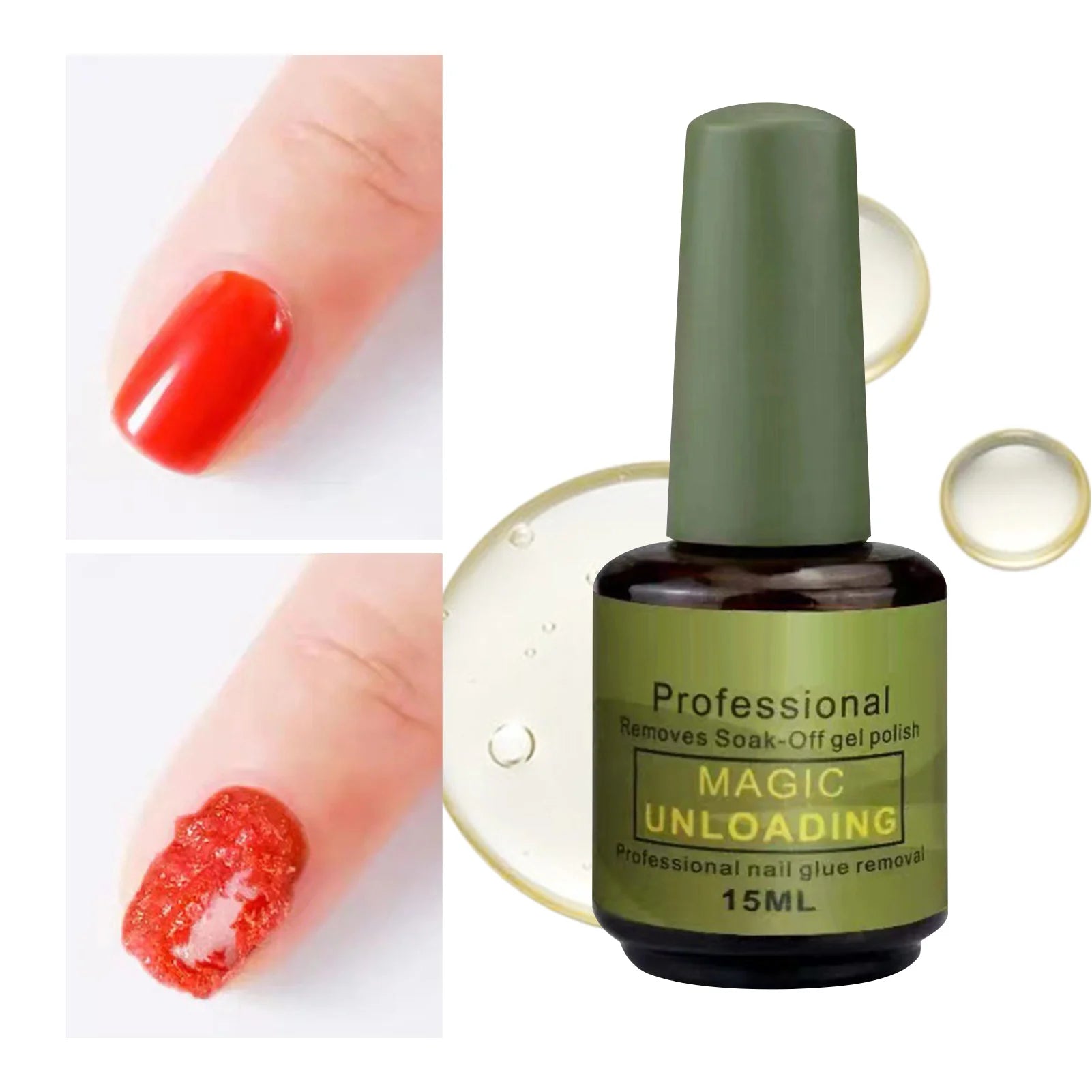 Gel Nail Polish Remover — Quick Soak Off Solution for Acrylics